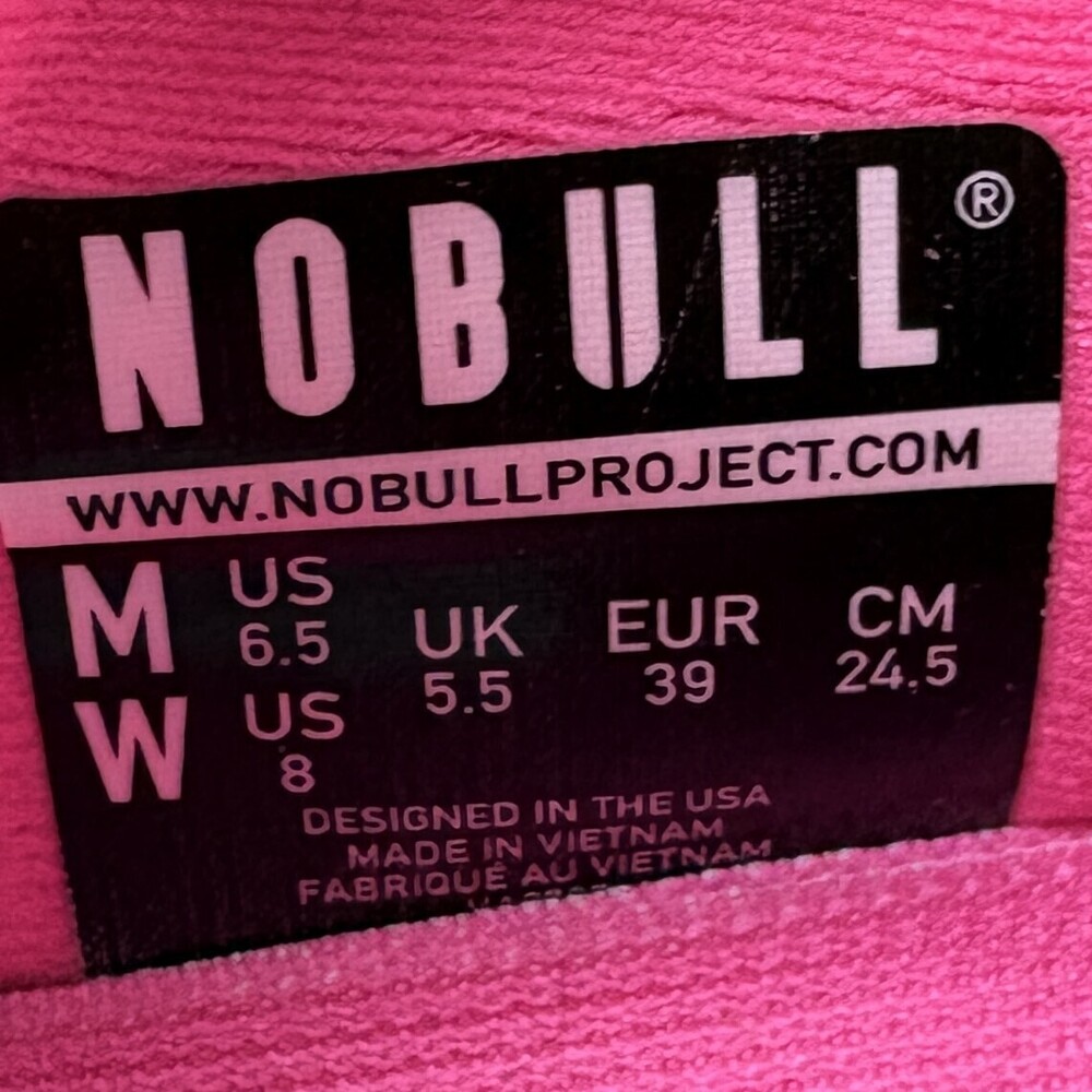 NOBULL Trainers Pink Womens US Size 8 EUR 39 Sneakers - Picture 9 of 9